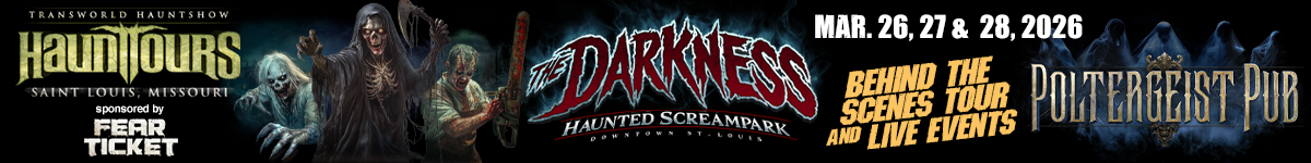 Banner image promoting various haunted attractions